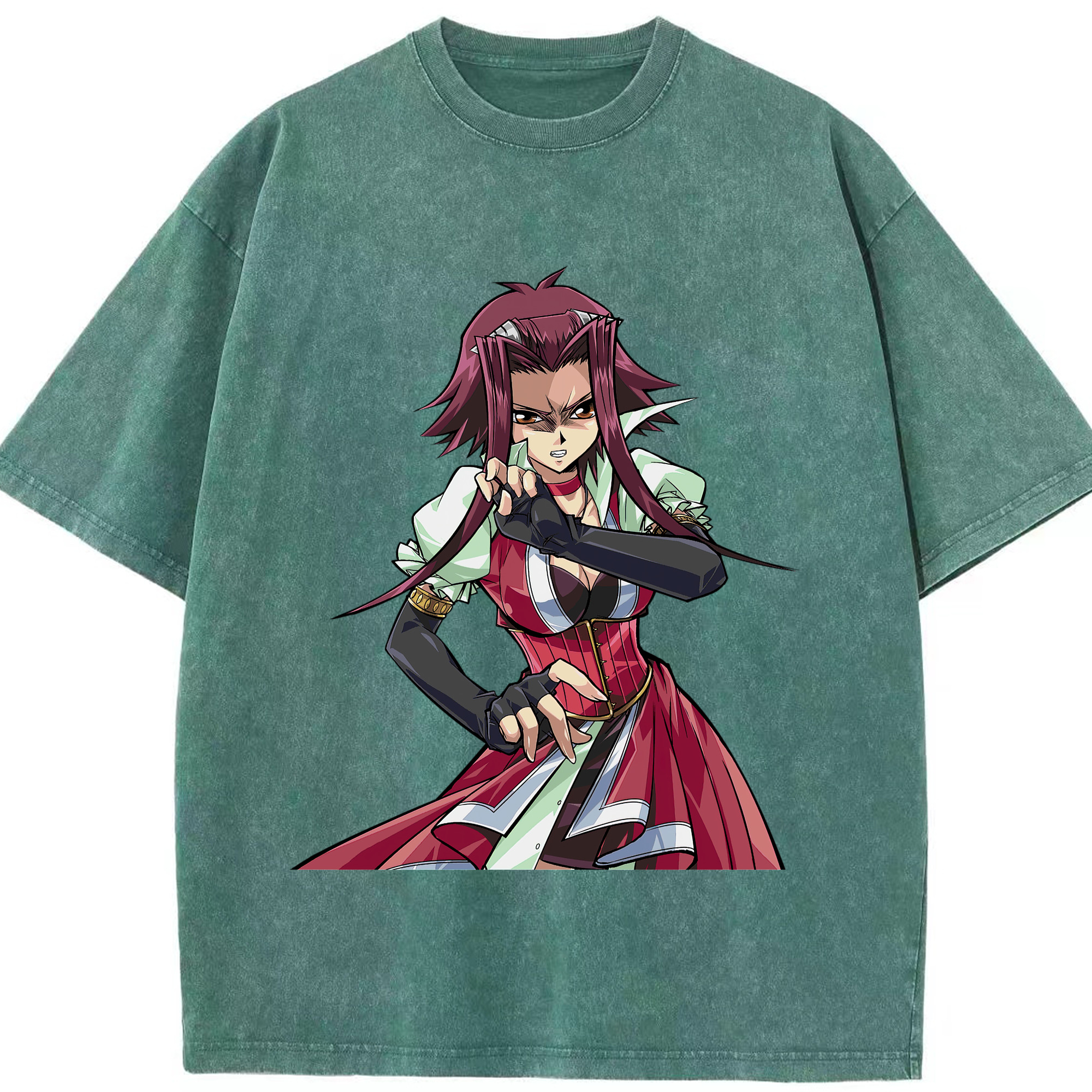 （画像用） 遊☆戯☆王 Yu-Gi-Oh! 綿100% ヴィンテージ風 半袖Tシャツ（フロントプリント）